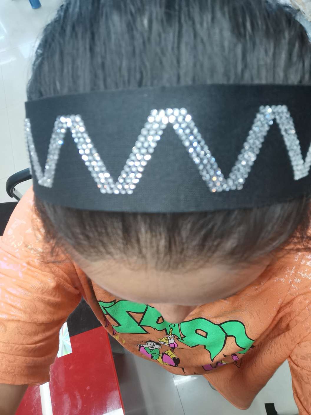 Scrunchie Headband Can Be Used, Unlimited Length, Super Shiny Diamonds, Good Quality details Picture