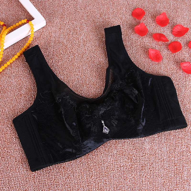 Adjustable Thin Bra Lace Plus Size Bra Mesh Bra Tank Top Bra Push-Up Bra For Women details Picture
