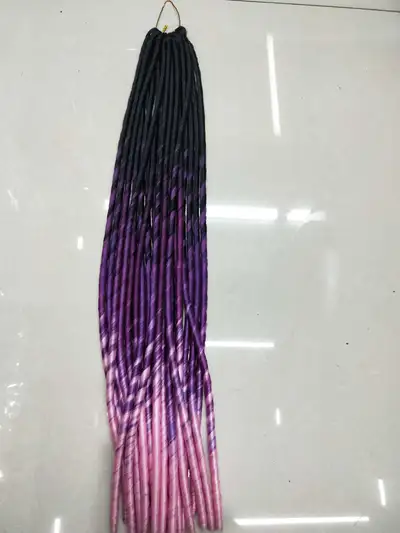 Gradually Dyed High Temperature Silk Small Roll Invisible Seamless Natural One-Piece Hair Extensions