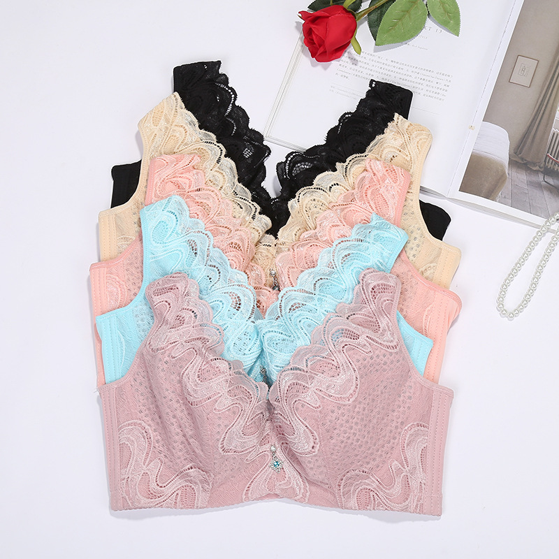 Fashion Large Size Soft Ring Bra Underwear Vest Comfortable Breathable Thin Underwear Manufacturers Wholesale Can Be Hair