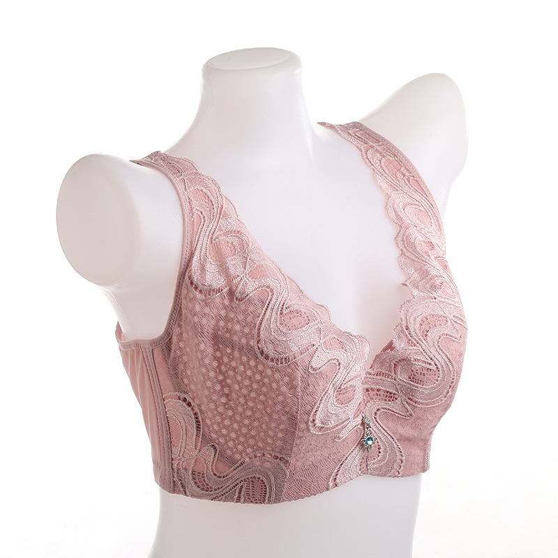 Fashion Large Size Soft Ring Bra Underwear Vest Comfortable Breathable Thin Underwear Manufacturers Wholesale Can Be Hair undefined