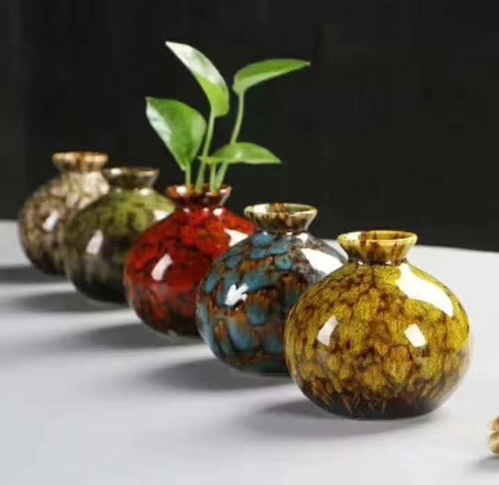 Jingdezhen ceramic kiln changed floret vase thumbnail