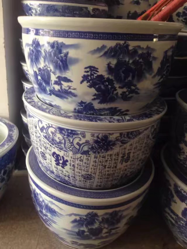 Jingdezhen ceramic aquarium pot Item Picture