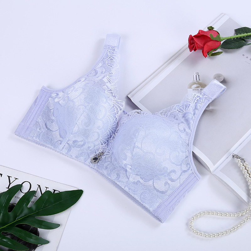 Manufacturers Direct Sales Of New Non-Underwire Sexy Comfortable Anti-Slip Vest Bra Thin Lace Bra undefined