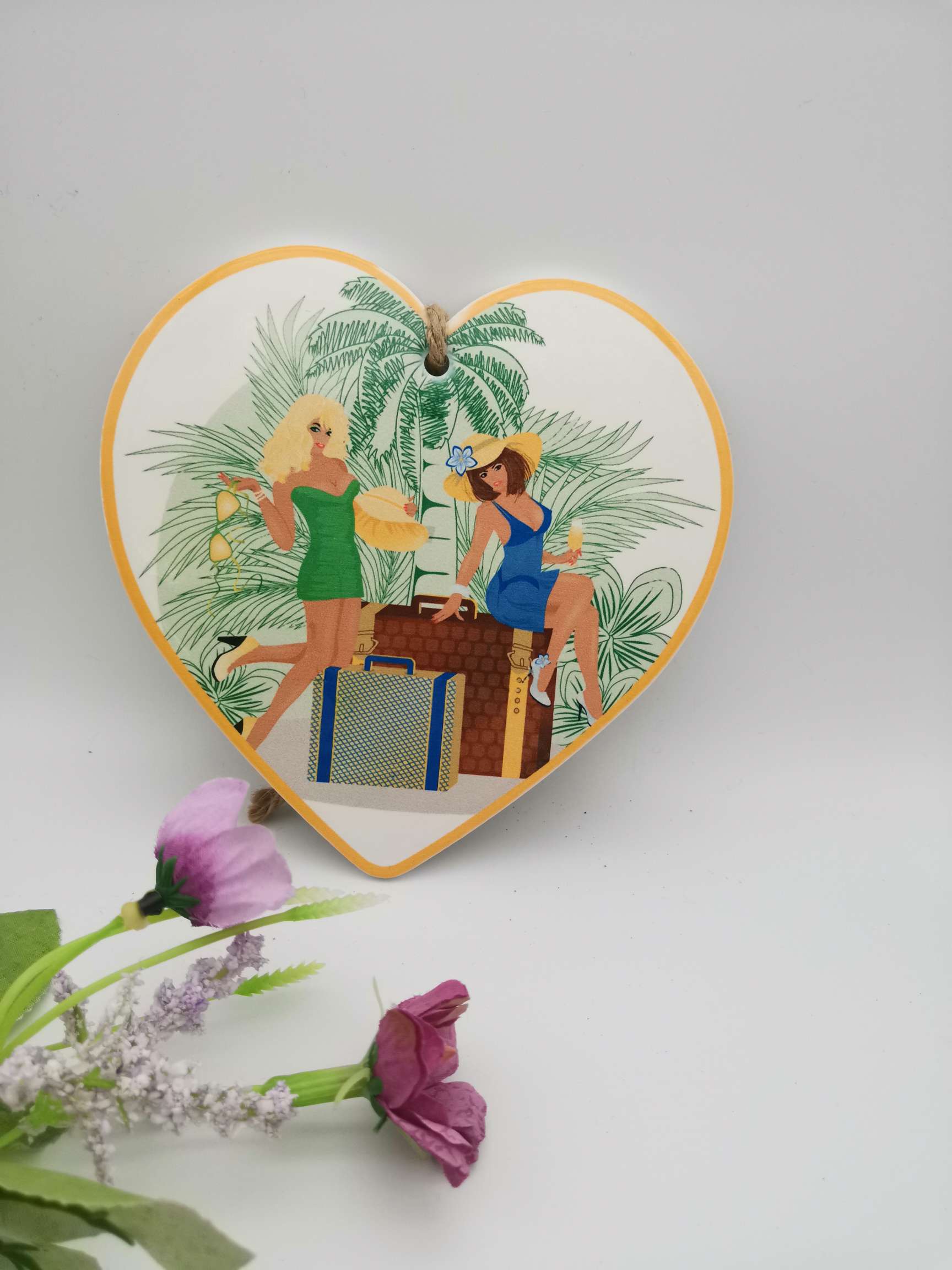 桃心陶瓷隔热垫杯垫餐垫，来图来样可以定做厂家直销详情图10