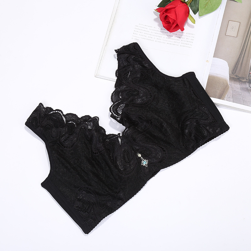 Fashion Large Size Soft Ring Bra Underwear Vest Comfortable Breathable Thin Underwear Manufacturers Wholesale Can Be Hair undefined