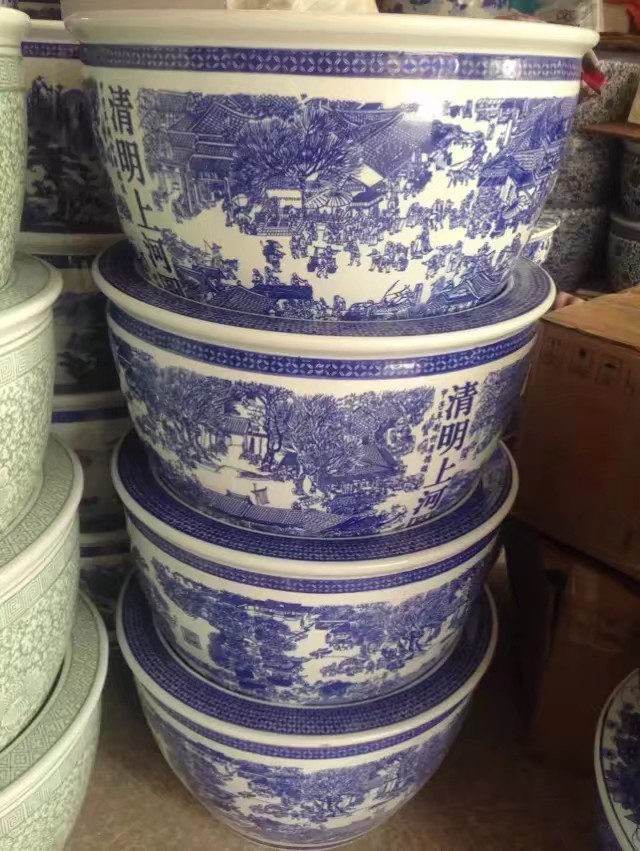 Jingdezhen ceramic aquarium pot undefined