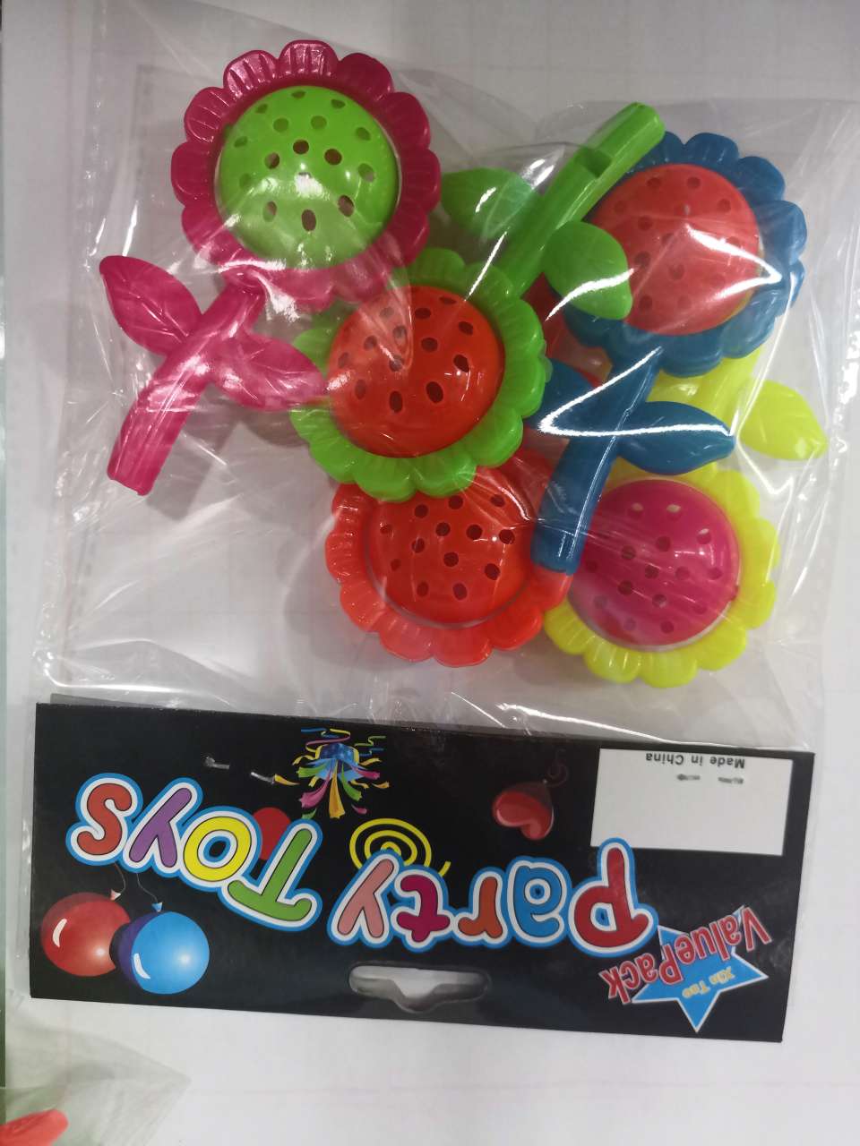 6个装太阳花摇铃