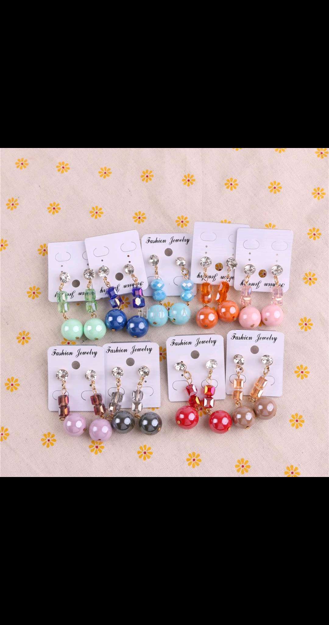 New fresh and elegant earrings, simple pearl square crystal stud earrings for women, long and stylish, versatile earrings