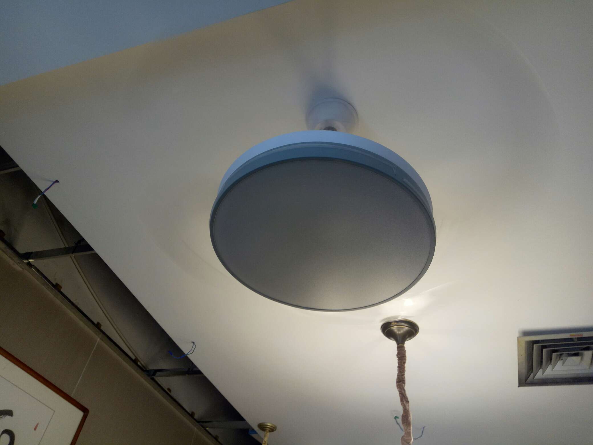 New Chinese-style chandelier, copper large lamp, living room lamp, modern dining room ceiling lamp, modern and simple household fan lamp details Picture