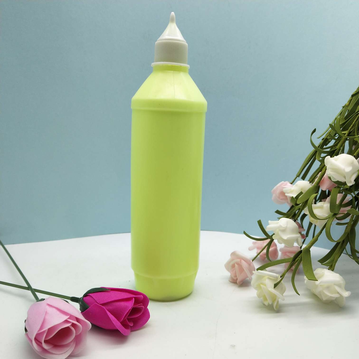 Large bottle ceramic white body color painting paint acrylic multi-color paint undefined
