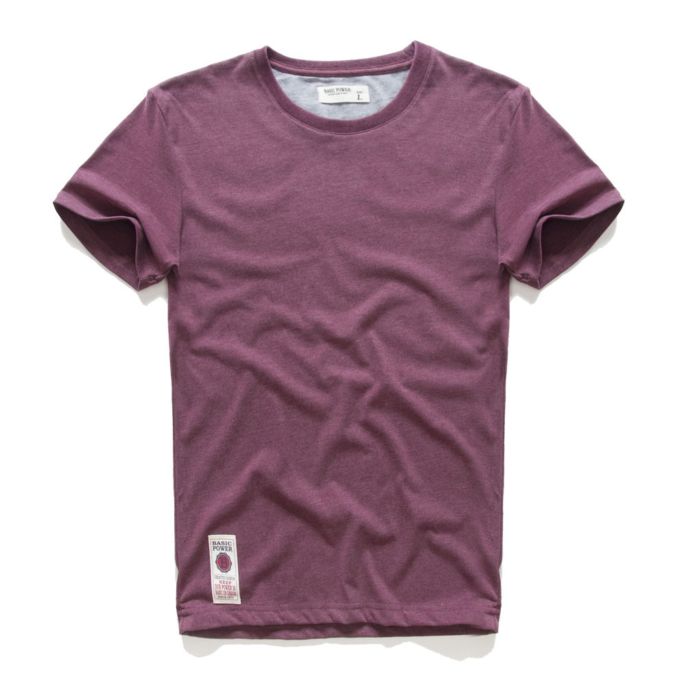 Fashionable pure cotton, trendy and versatile men's T-shirt, slimming and quick-drying bestseller