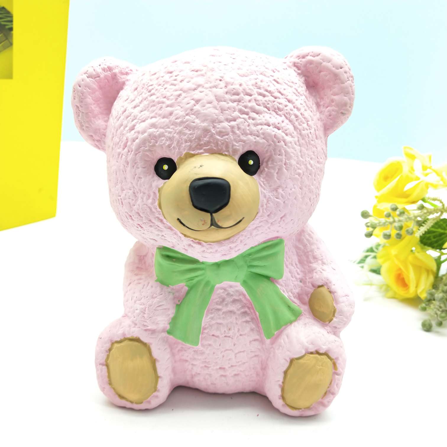 大号陶瓷熊白胚彩绘系列细节图