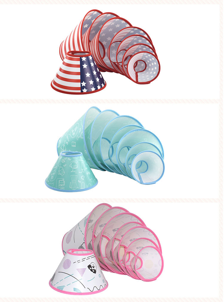 伊莉莎白防护圈，防咬防舔，医疗美容，魔术贴接口，大小可调！宠物宝宝们必需品详情图8