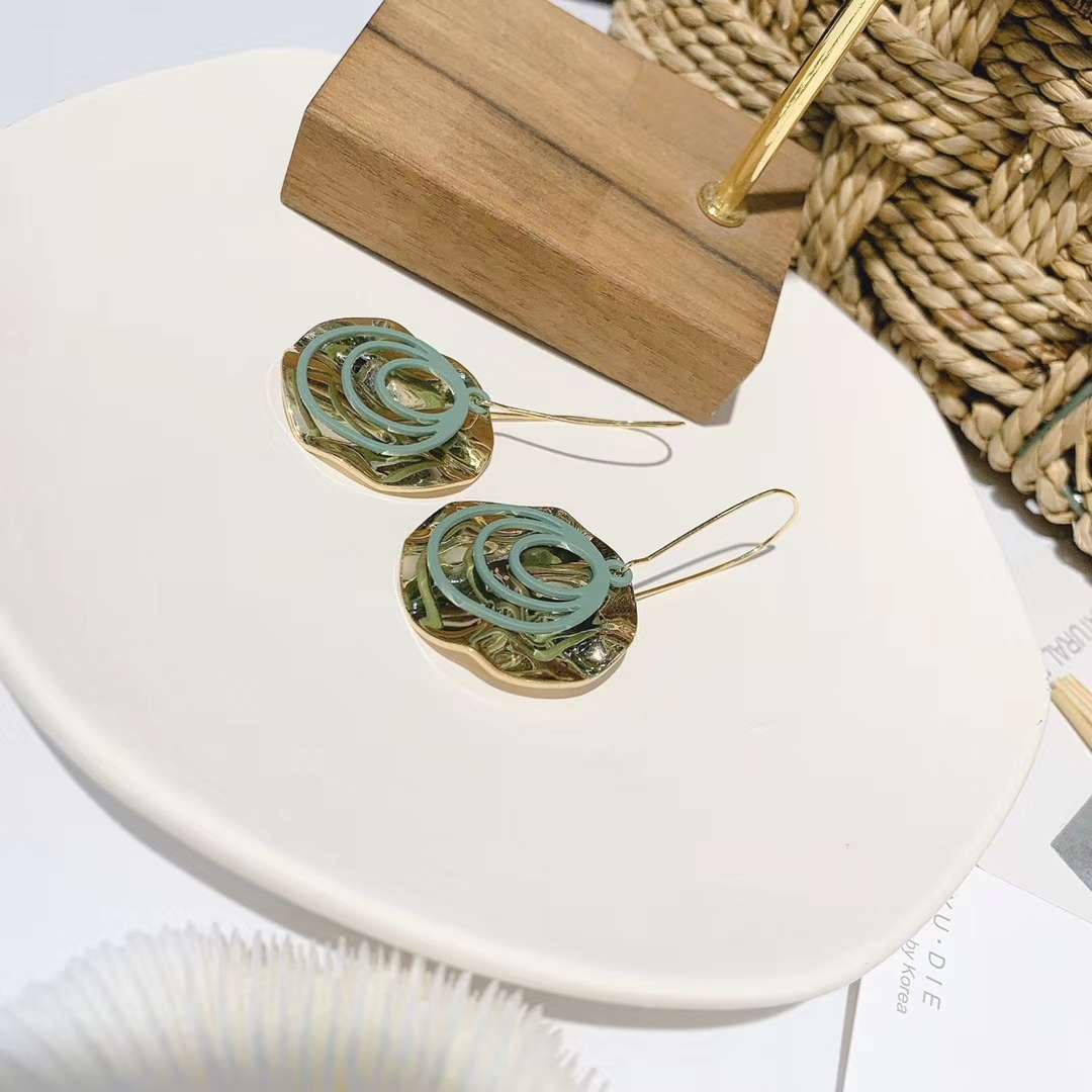 Feather butterfly jewelry simple fashion earrings female thumbnail