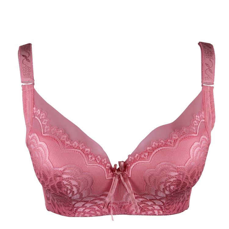 New Factory Direct Sales Of Women's Underwear Push-Up Bra Adjustment Bra Sexy Large Cup Bra Item Picture