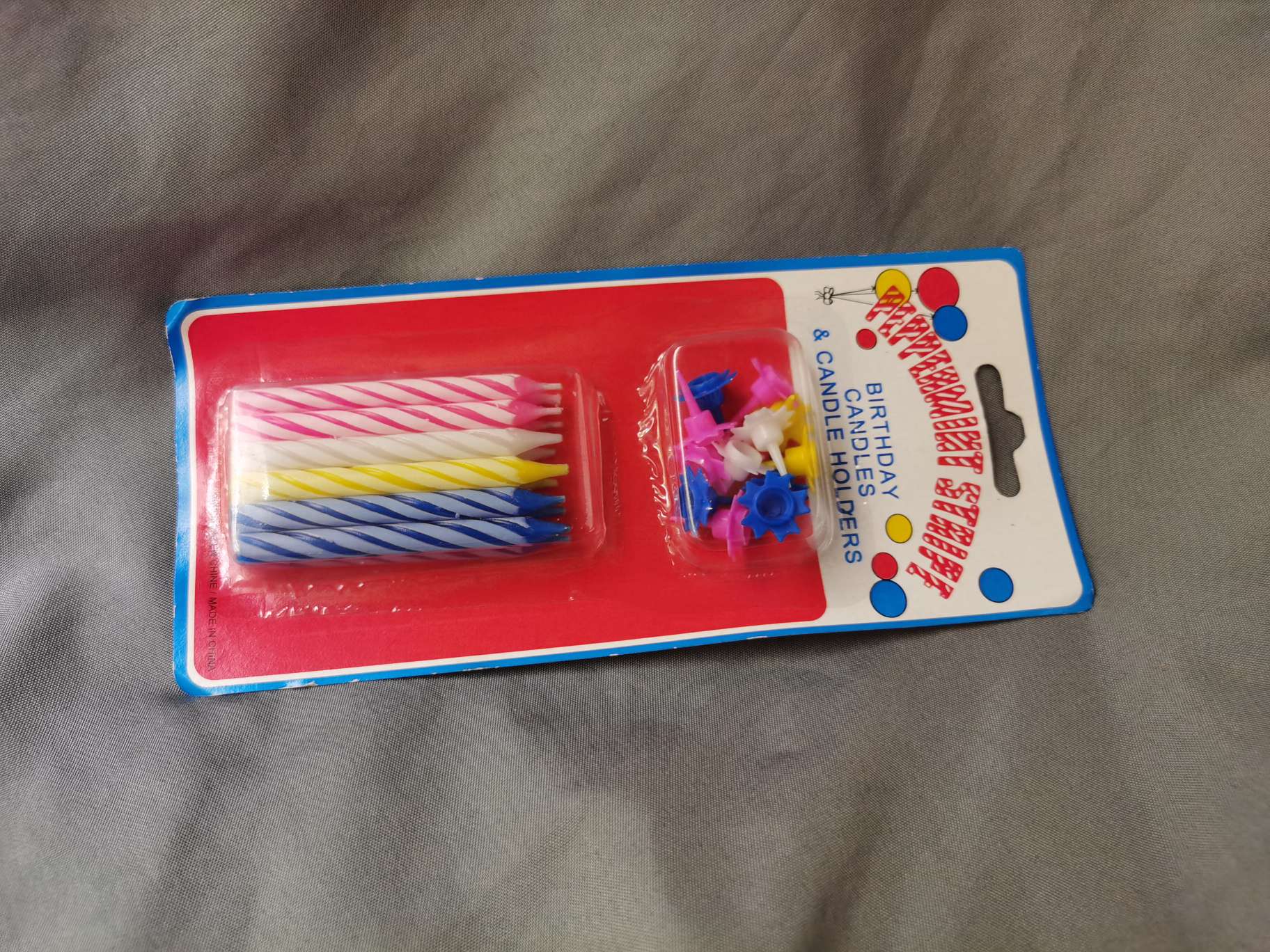 Birthday candles, cake candles, crystal candles, threaded candles, colorful thick candles, internet-famous long candles 1 details Picture
