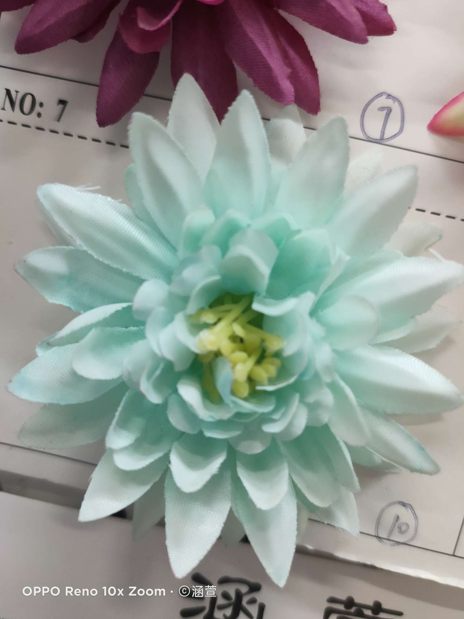 Imitation flowers imitation flowers fake flowers decorative dahlia chrysanthemum Tilan thumbnail