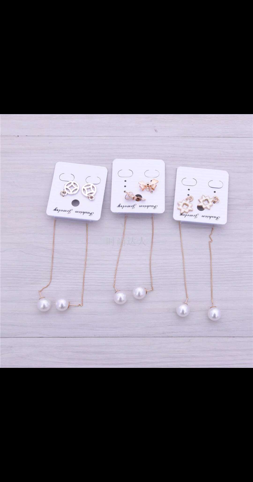 Pearl earrings, Chanel style earrings, new women's trendy style, Korean high-end style earrings, niche Application Scenario