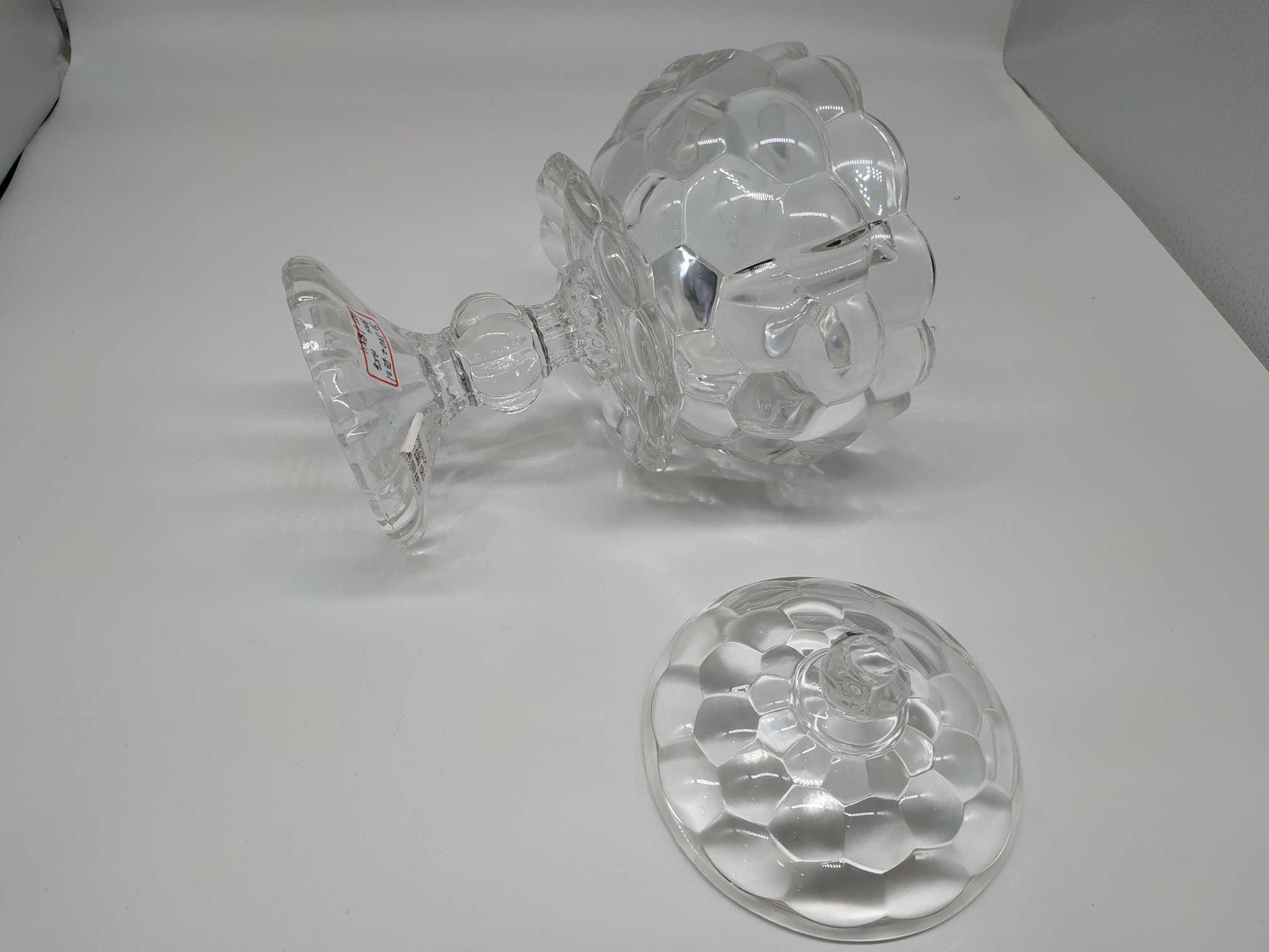 Yiwu Good Goods Huida Glass 15*24Cm Grape Series Sugar Jar, Sealed Jar, Arts And Crafts Gifts Specification drawing