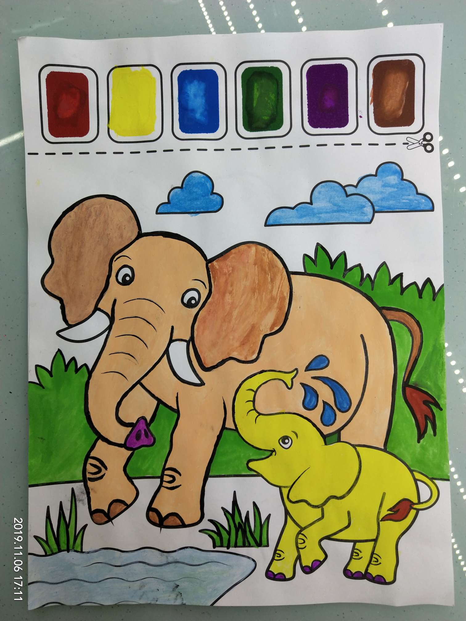 Wholesale factory direct sales of children's handcrafted toys in envelopes with self-painted watercolor paintings undefined