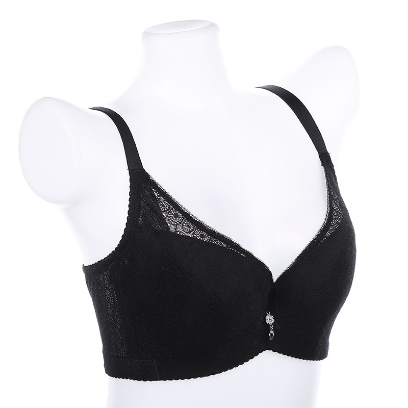 New Plus Size Bra Thin Cup Bra Soft Underwire Comfort Bra Sexy Push-Up Bra Specification drawing