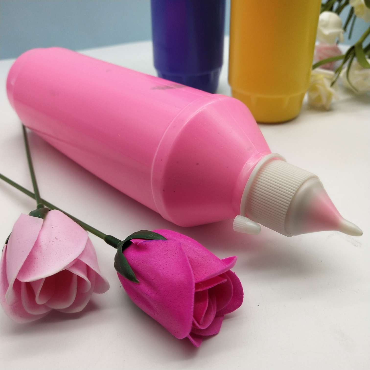 Large bottle ceramic white body color painting paint acrylic multi-color paint Application Scenario