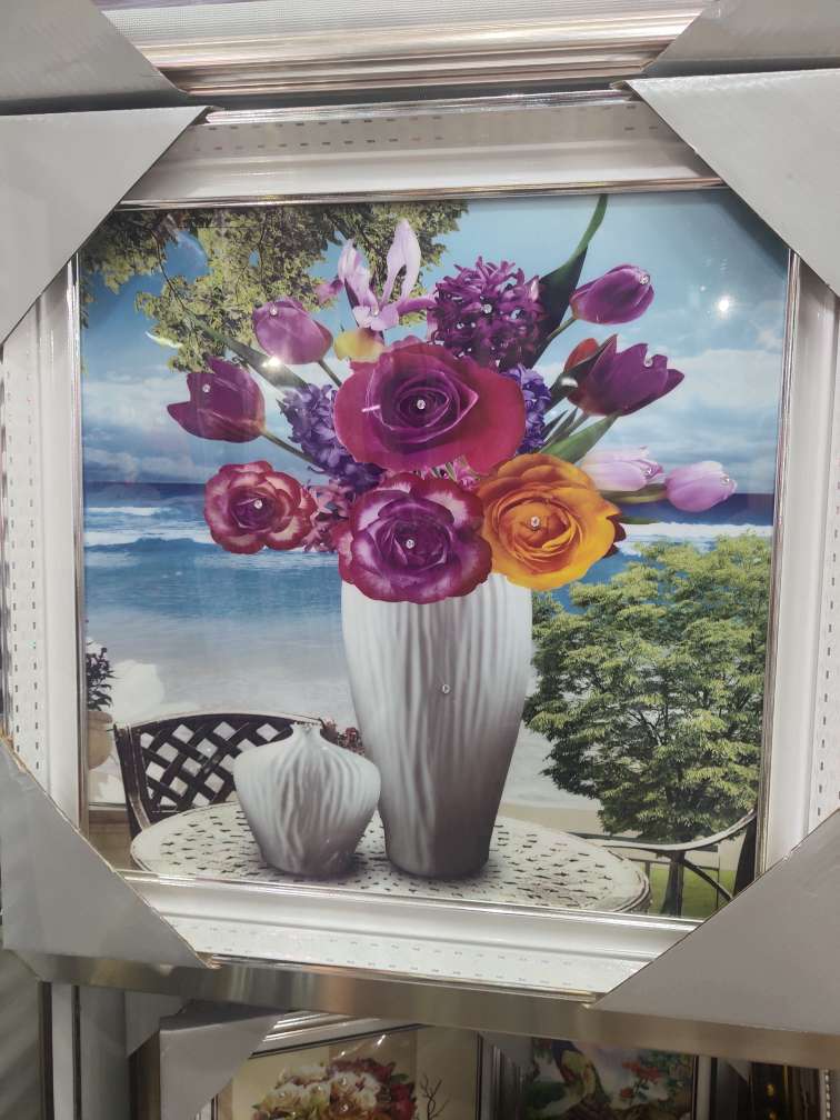 发泡水晶画35*35