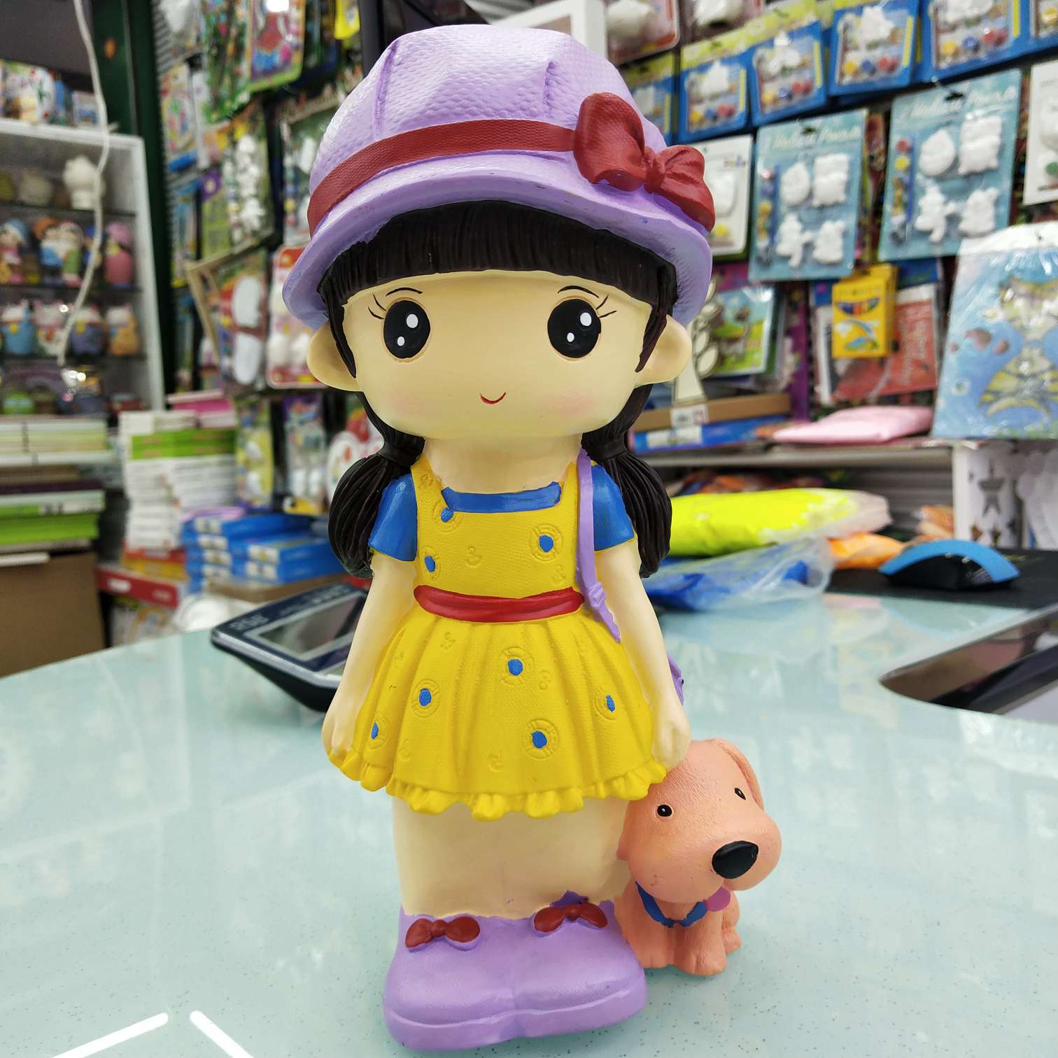 Wholesale factory direct sales of large vinyl doll piggy bank white body painted toys undefined