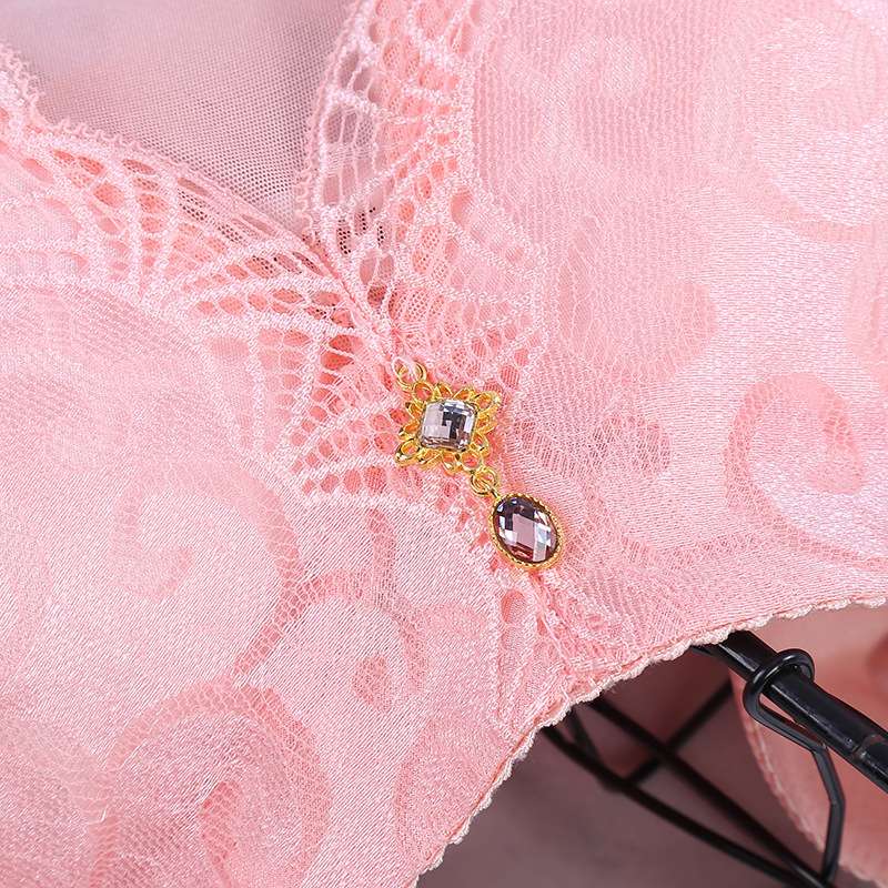 Manufacturers Direct Sales Of New Non-Underwire Sexy Comfortable Anti-Slip Vest Bra Thin Lace Bra details Picture
