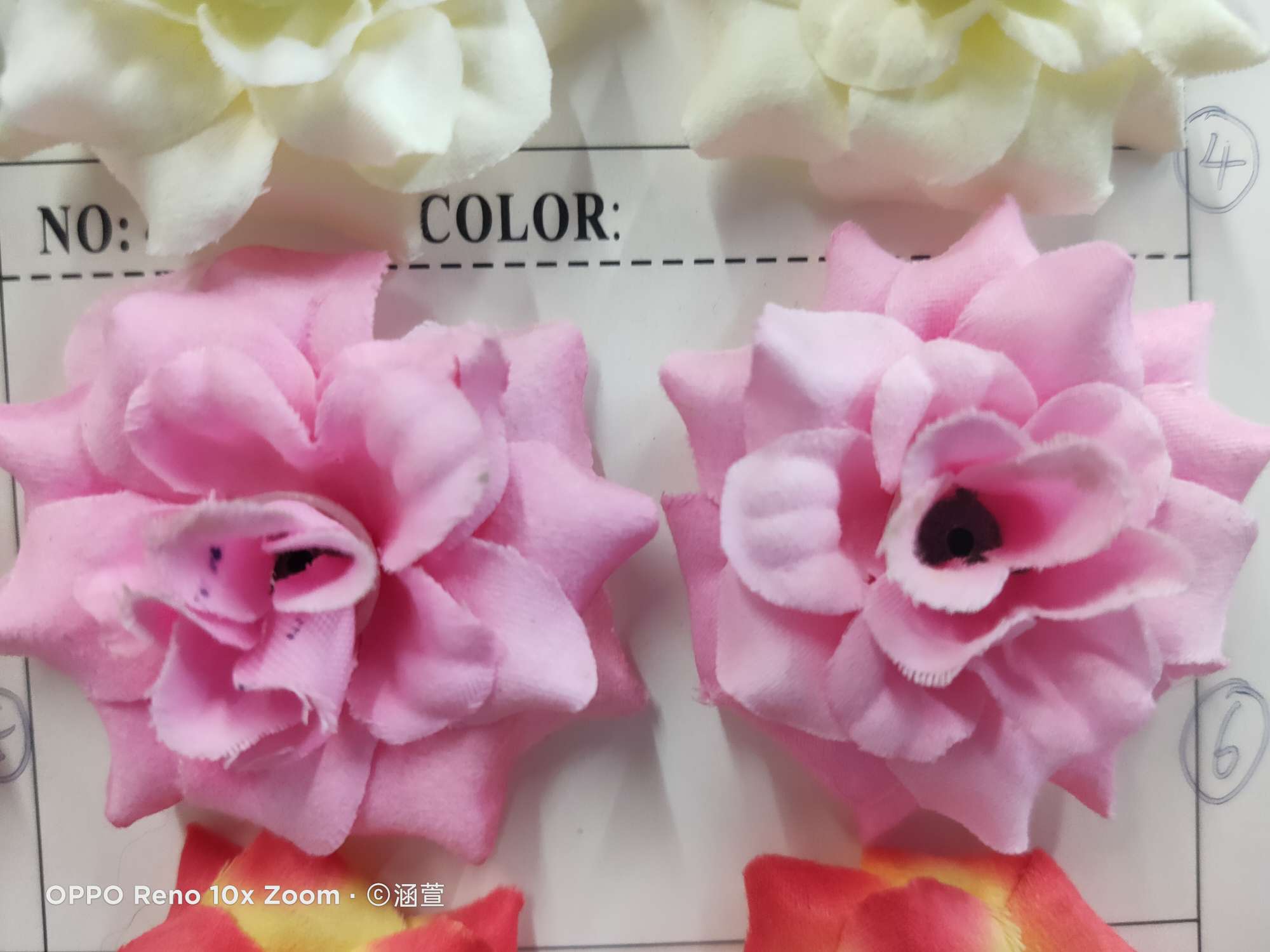 Imitation flowers imitation flowers fake flowers furnishing upholstery wool bristles rose pink