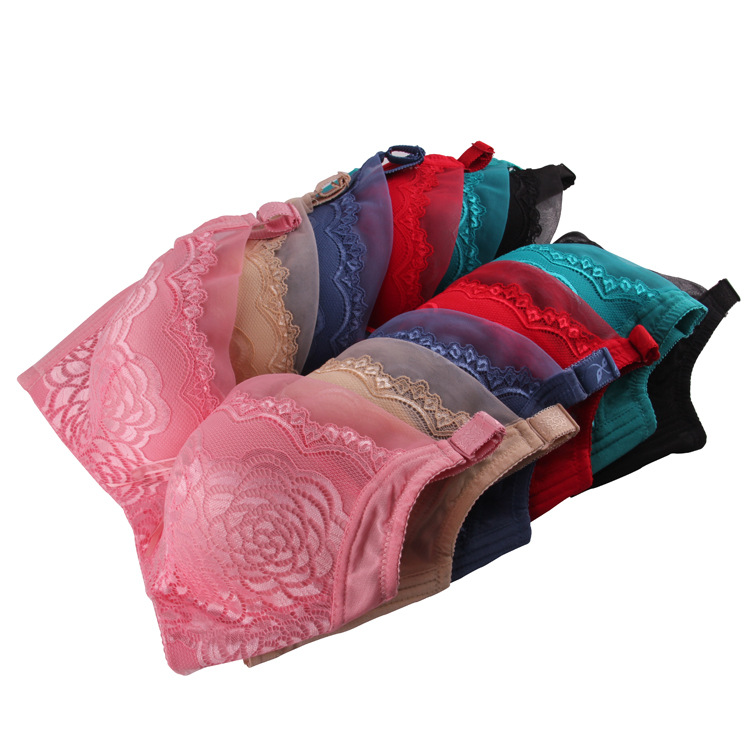 New Factory Direct Sales Of Women's Underwear Push-Up Bra Adjustment Bra Sexy Large Cup Bra undefined