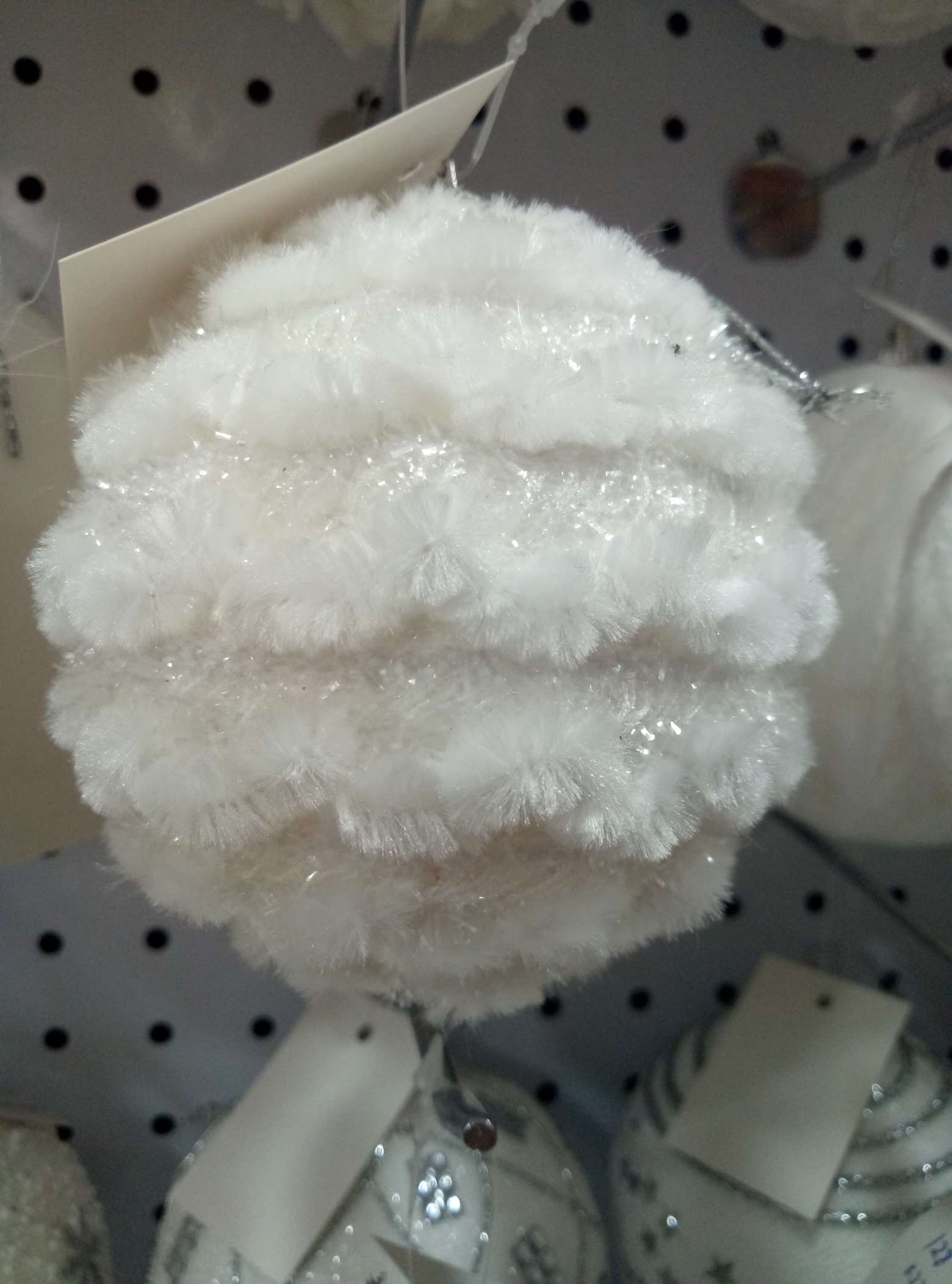 厂家直销圣诞工艺品批发圣诞球白色