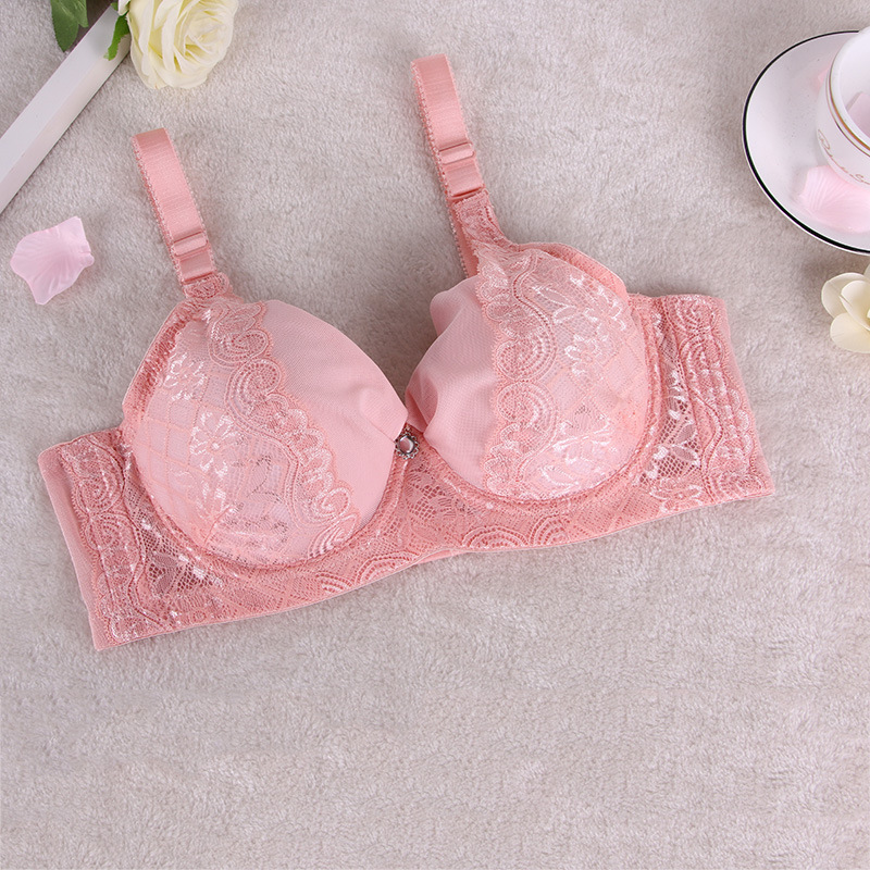 Autumn New Women's Fashion Underwear Fashion Gathering Lace Bra Underwear Female Bra Manufacturers Wholesale details Picture