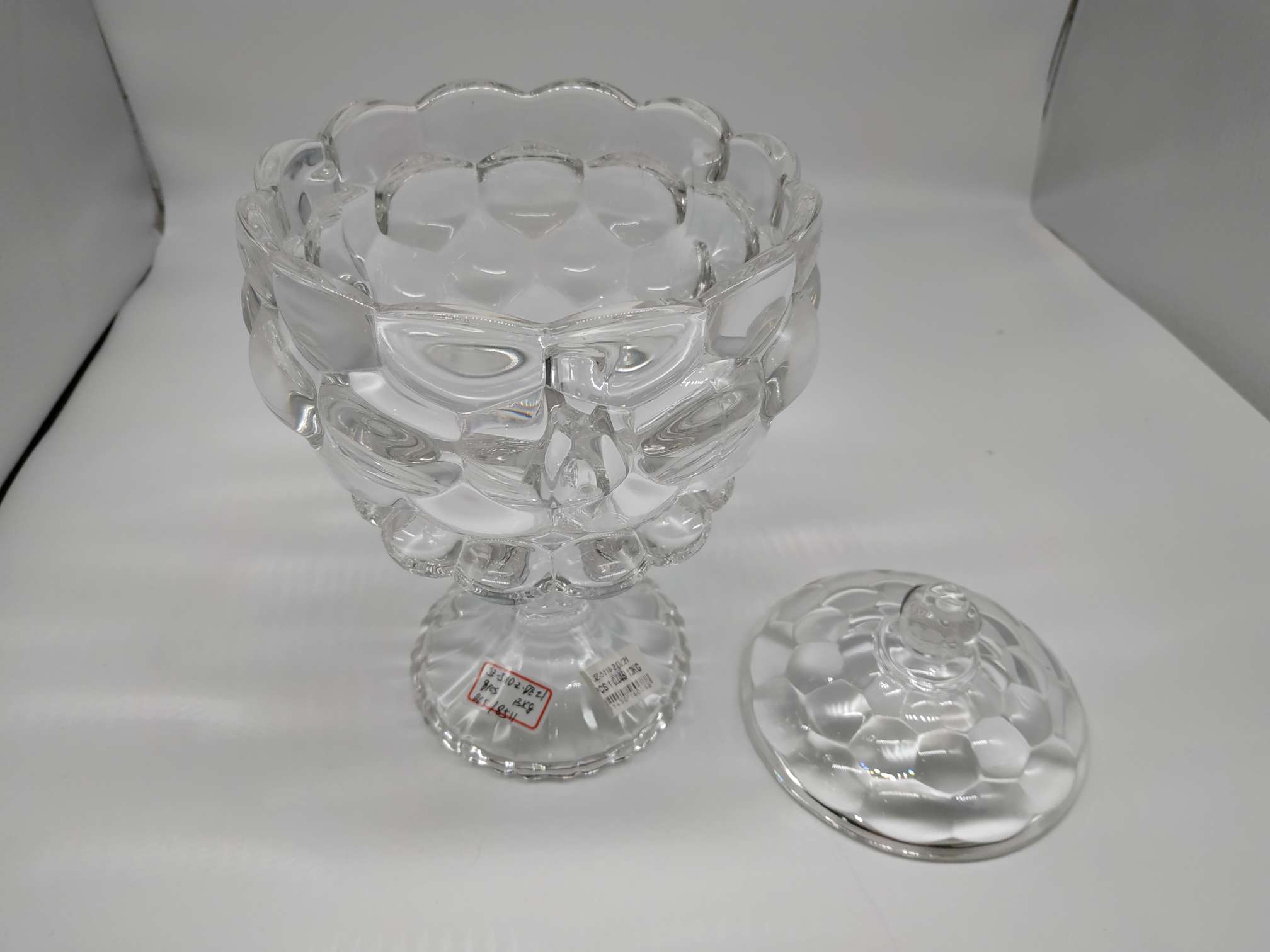 Yiwu Good Goods Huida Glass 15*24Cm Grape Series Sugar Jar, Sealed Jar, Arts And Crafts Gifts details Picture