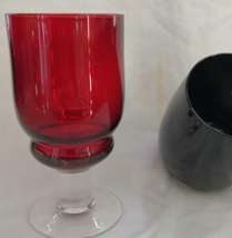 厂家直销果汁杯啤酒杯红色黑色奶昔杯玻璃杯