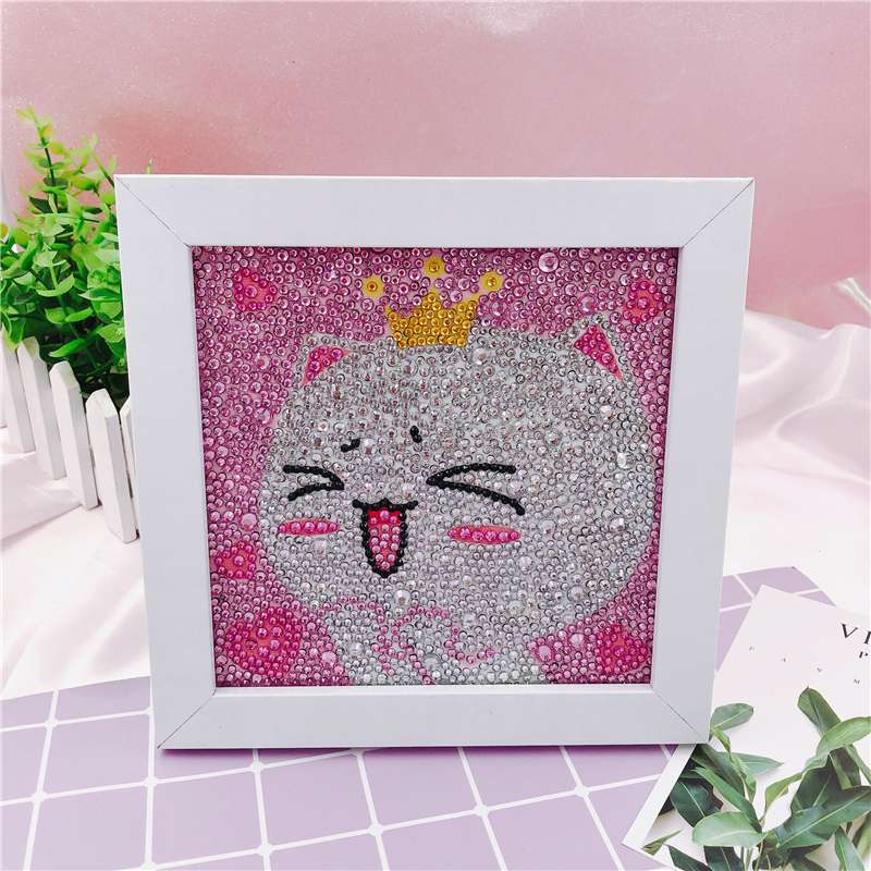 15×15大小钻画儿童手工制作钻石画厂家直销产品图