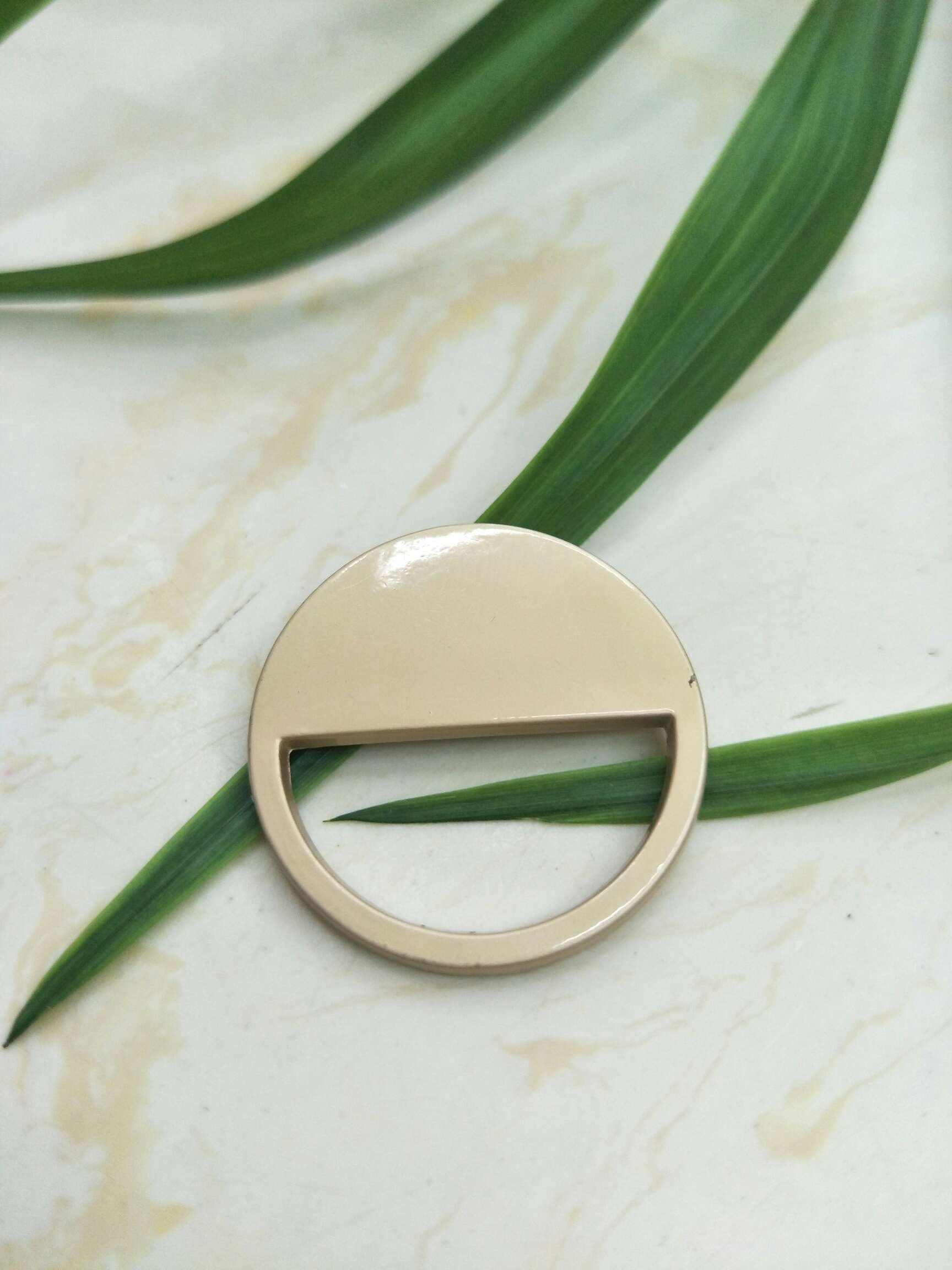 胸针 别针 沙金雾金笑脸胸针扣 合金装饰扣