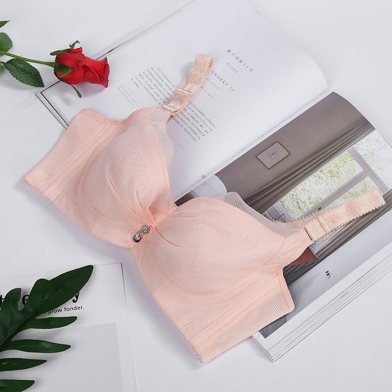 New Large Size Bra Soft Underwire Adjustment Underwear Bra Small Breathable Bra Sleep Underwear Manufacturers Wholesale Application Scenario
