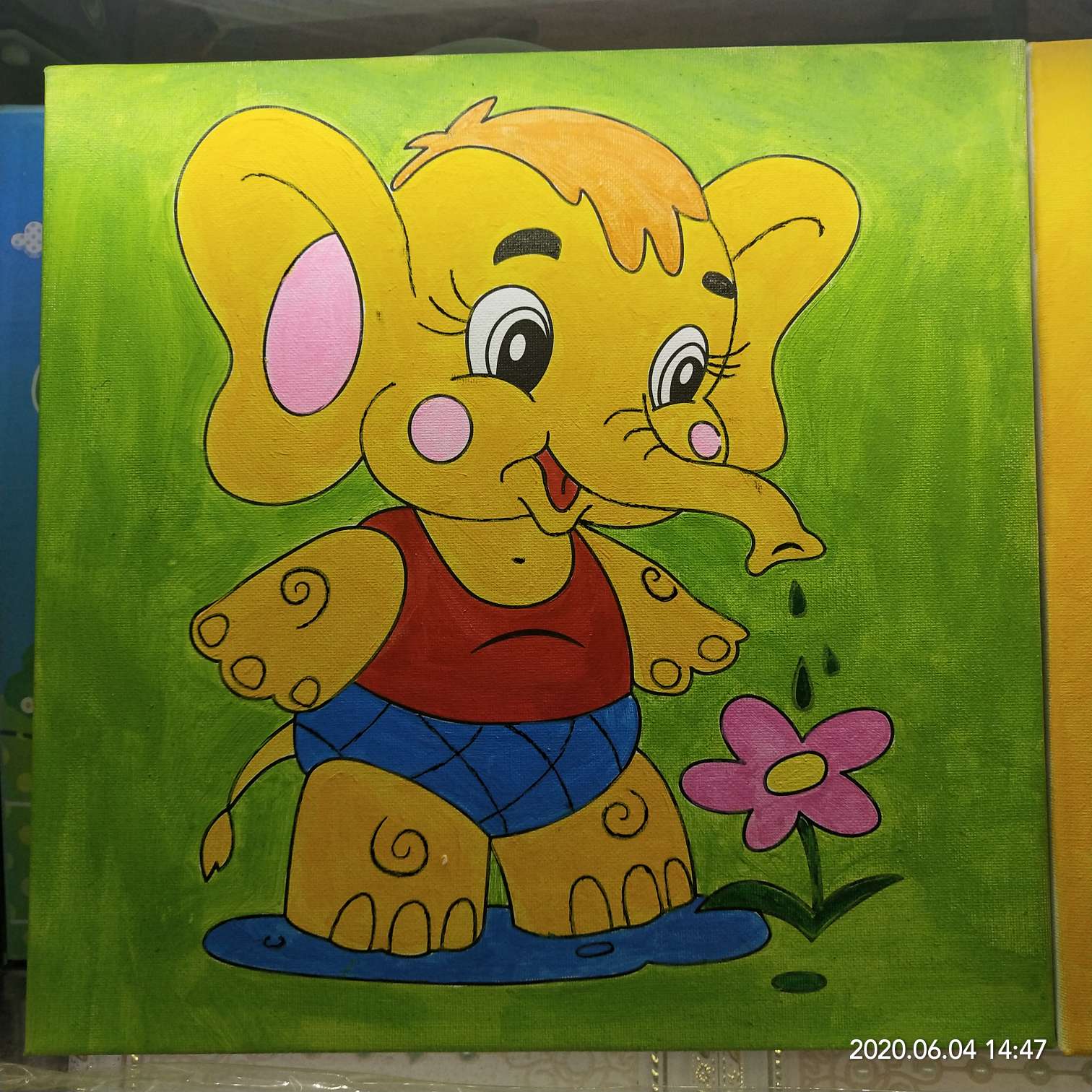30×30趣味涂鸦画儿童益智玩具厂家直销批发细节图