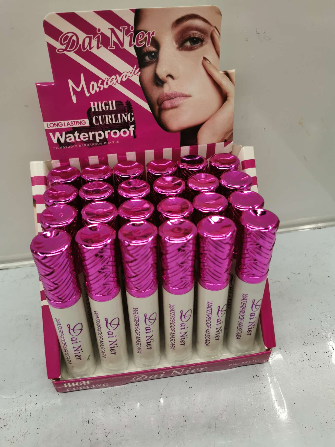 M110 Purple Cover White Tube Stretch Waterproof Curling Mascara Wholesale