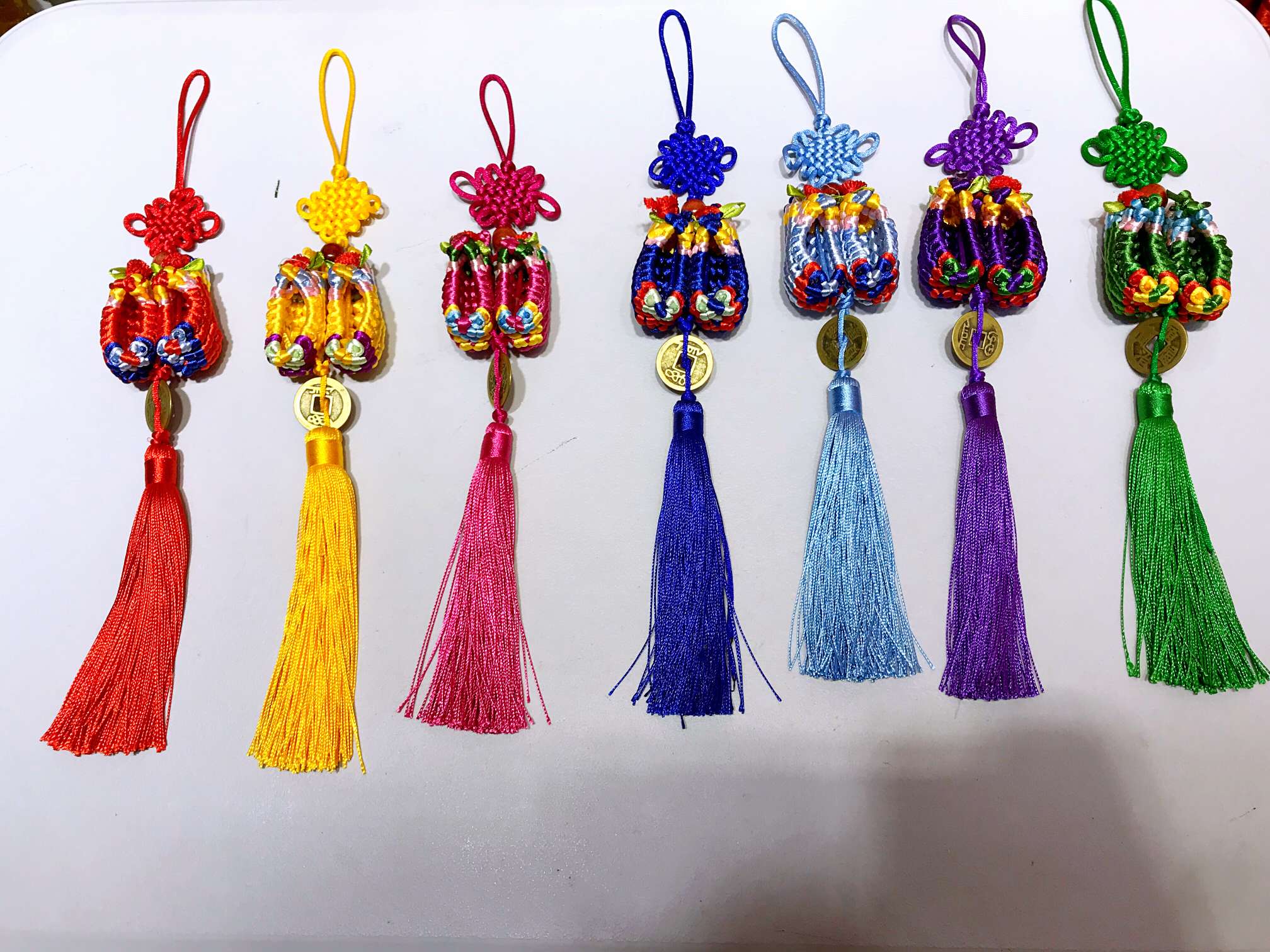 江南结艺 币鞋 婚庆 喜庆 家居 装饰用品中国结挂件图