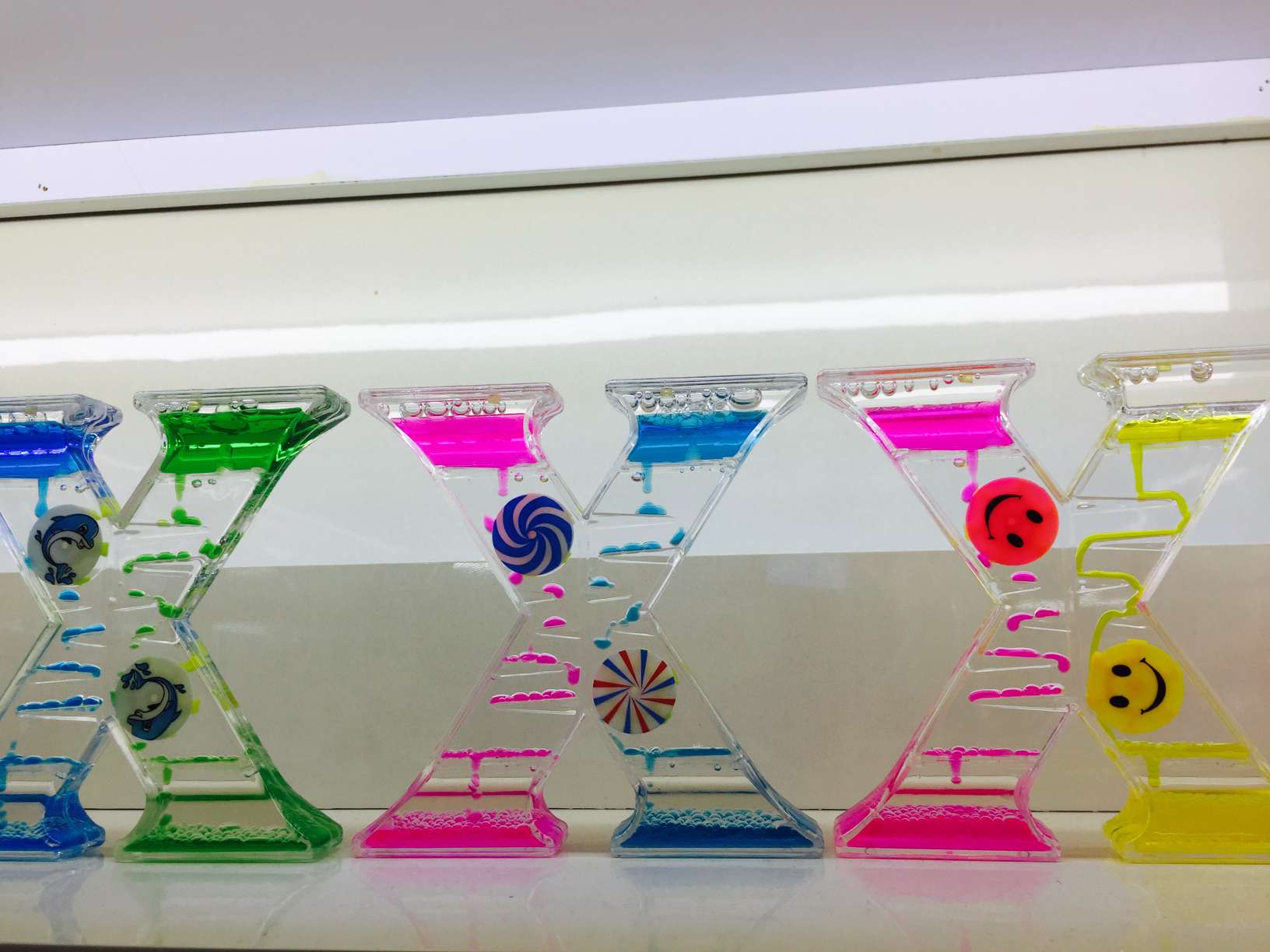 油漏计时器，X滴。