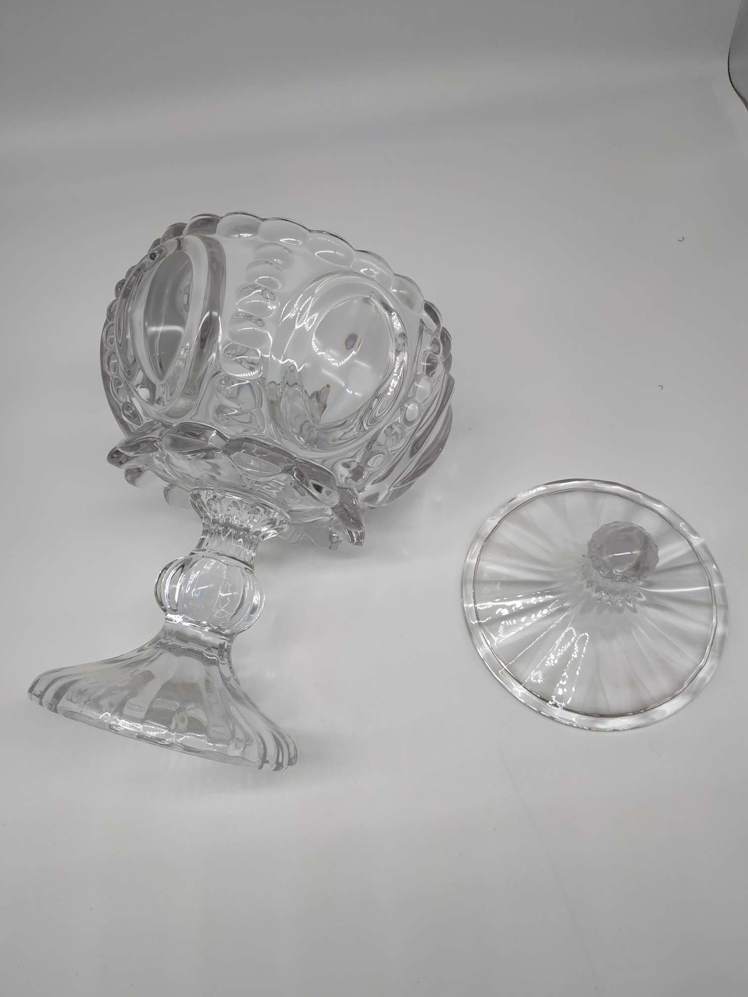 Yiwu Good Goods Huida Glass 14.5*24Cm Eye Series Sugar Jar, Sealed Jar, Arts And Crafts Gifts Application Scenario