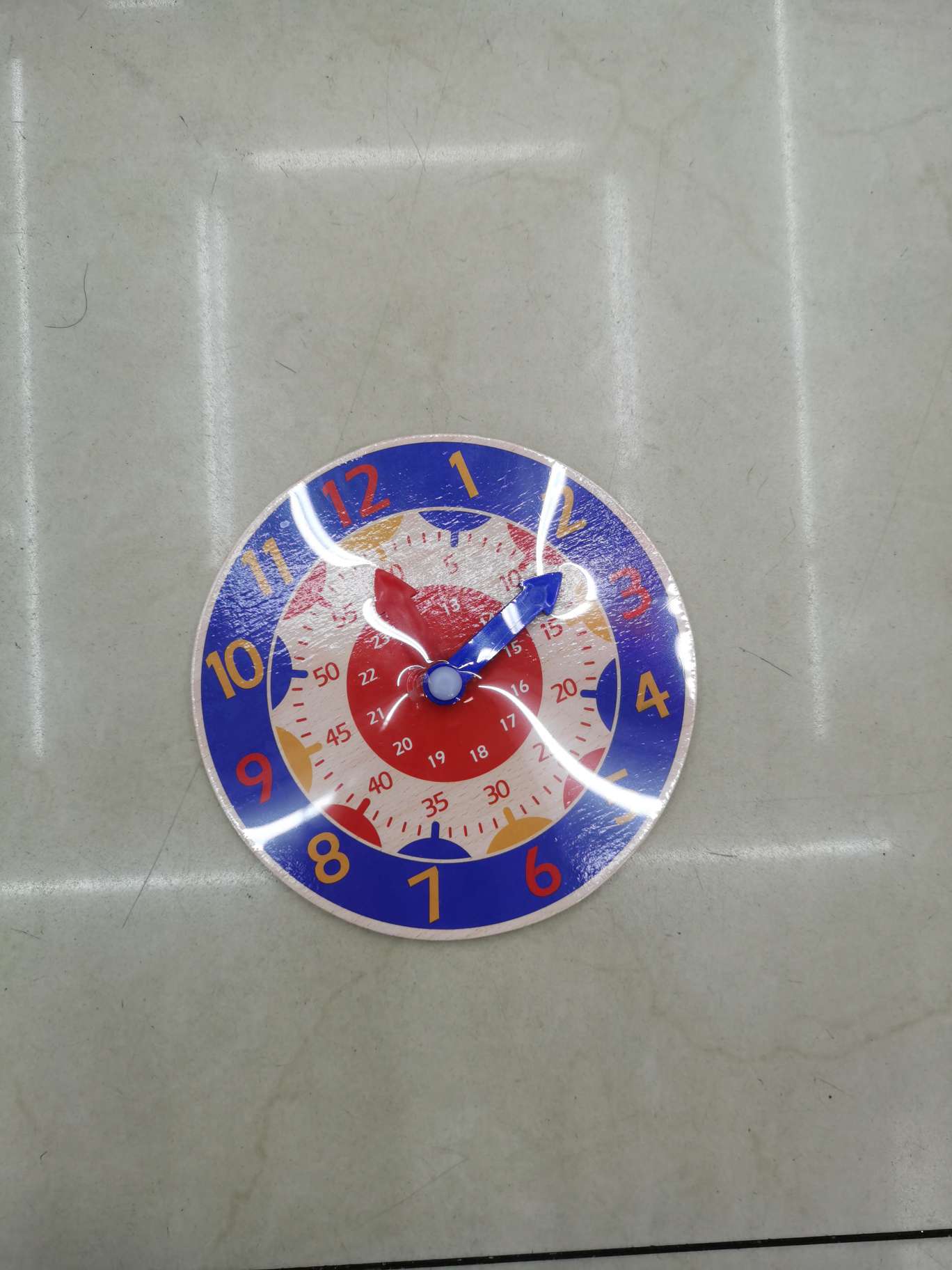 木制小闹钟 木质玩具 豆豆工艺 28