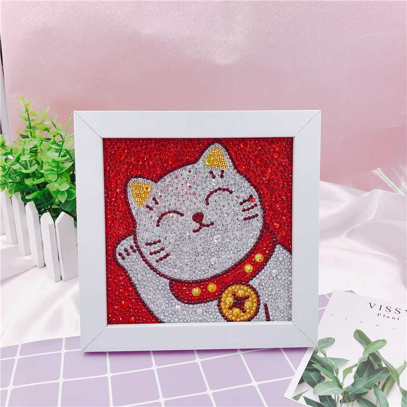 Direct sales and wholesale of 15×15 size children's dot drill paintings from the manufacturer Application Scenario