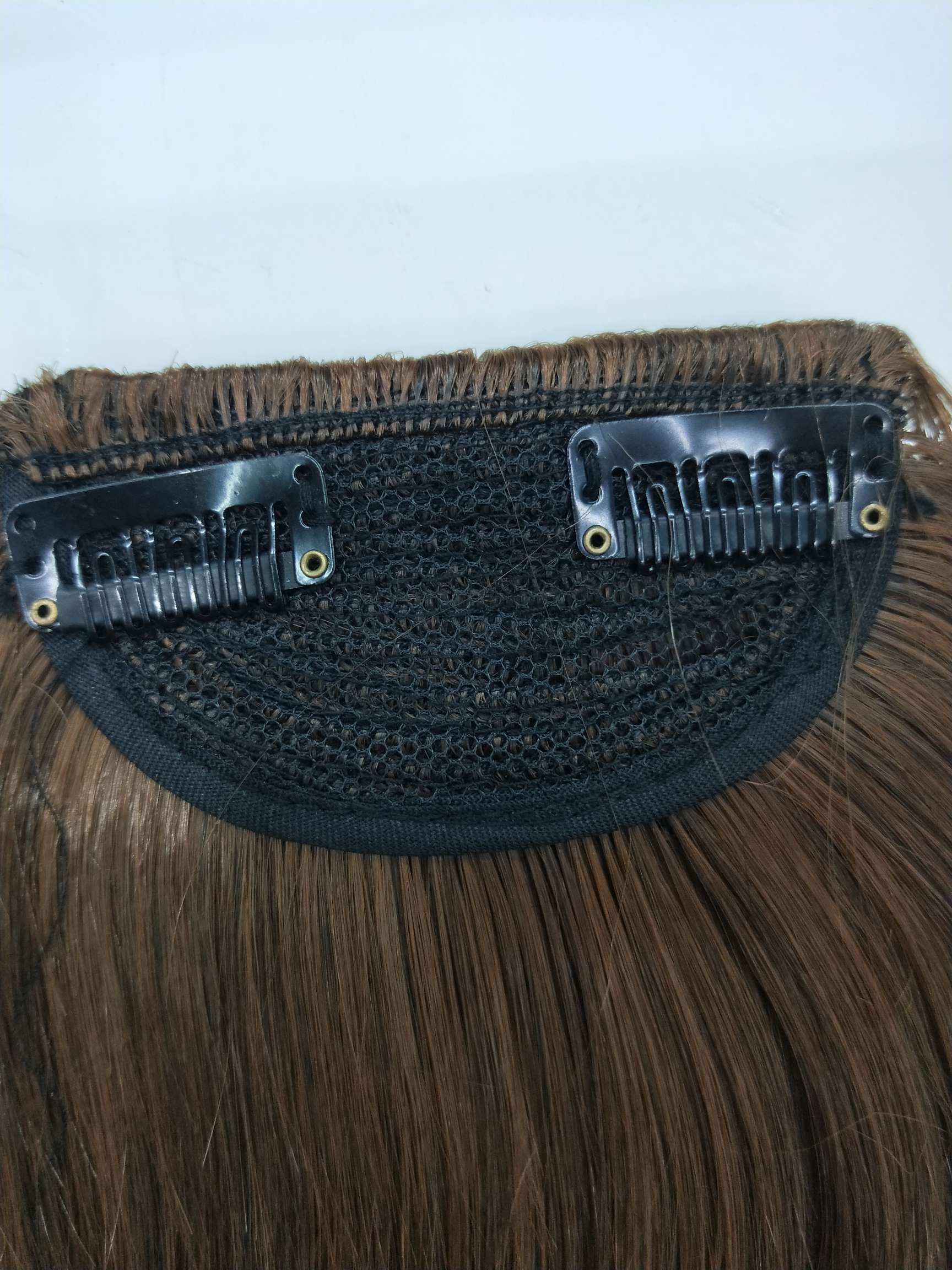 High Temperature Silk Simulation Flat Fringe Hair Piece Wig Female Invisible Traceless Natural One-Piece Hair Extensions Specification drawing