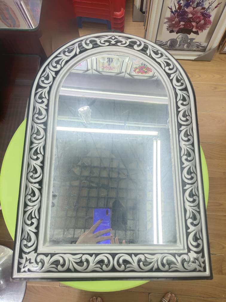 吸塑半圆镜子30*50