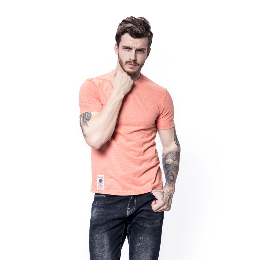 Fashionable pure cotton, trendy and versatile men's T-shirt, slimming and quick-drying bestseller Specification image