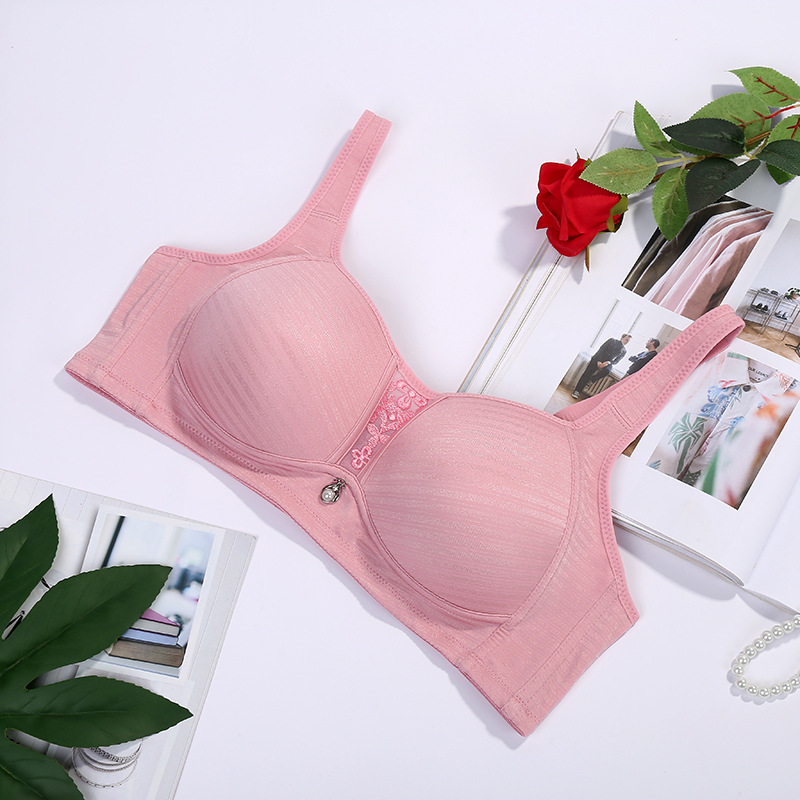 Simple Art Female Youth Without Underwire Underwear Bra Without Underwire Women Simple Underwear Push-Up Underwear undefined
